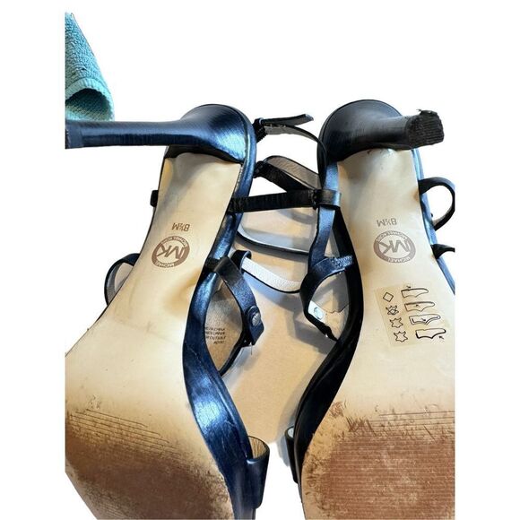 Michael Kors 5inch black and silver heals size 8.5 - Picture 6 of 6